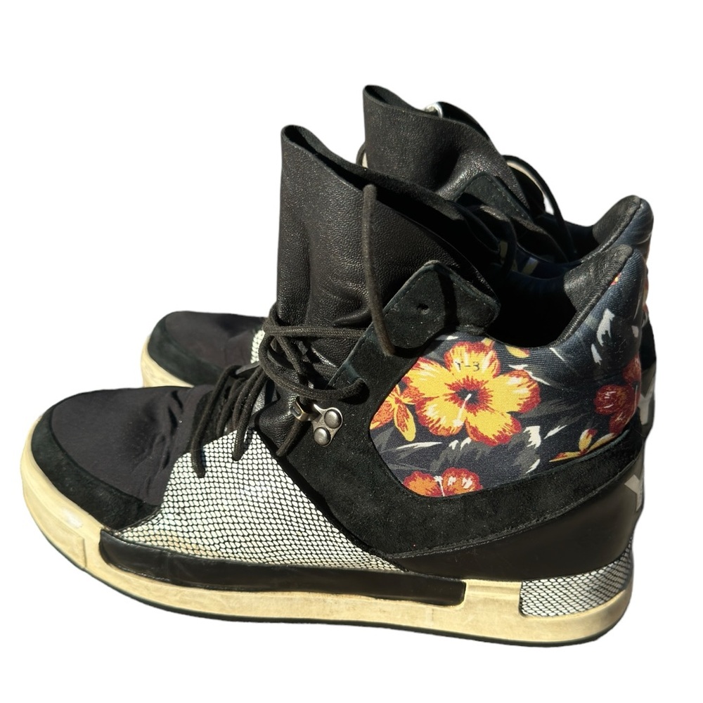 Y-3 Yohji Yamamoto Adidas Riyal II High Top Multi-Color Sneakers Size 6